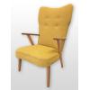 Danish High Back Chair in Boucle